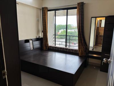 Bedroom Image of 650 Sq.ft 1 BHK Apartment / Flat for rent in Gami Radha Krishna Complex, Bhosari Pune for Rs. 19000