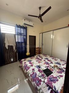 Bedroom Image of 900 Sq.ft 1.5 BHK Builder Floor for rent in Aujala Mohali for Rs. 16500