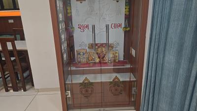 Pooja Room Image of 2000 Sq.ft 3 BHK Apartment / Flat for rent in Anikedhya Atlantis, Chandkheda Ahmedabad for Rs. 38000