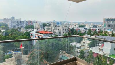Balcony Image of 1000 Sq.ft 2 BHK Apartment / Flat for rent in Kothrud Pune for Rs. 40000