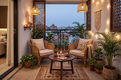 Balcony Image of 2400 Sq.ft 4 BHK Builder Floor for rent in Shastri Nagar Jodhpur for Rs. 40000