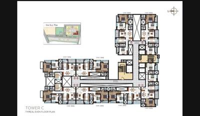 Image of 1408 Sq.ft 3 BHK Apartment / Flat for sale in Codename Superstar, Undri, Pune for Rs. 8200000