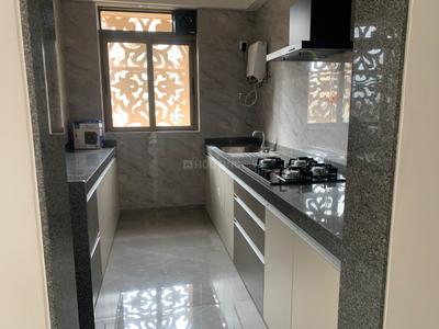 Kitchen Image of 1124 Sq.ft 2 BHK Apartment / Flat for rent in Tharwani Majestic Towers, Kalyan West Kalyan for Rs. 29500