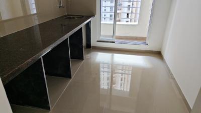 Kitchen Image of 550 Sq.ft 1 BHK Apartment / Flat for rent in Kasarvadavali Thane for Rs. 18001