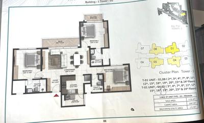 Image of 1725 Sq.ft 4 BHK Apartment / Flat for sale in Prestige Serenity Shores, Whitefield, Bengaluru for Rs. 27500000