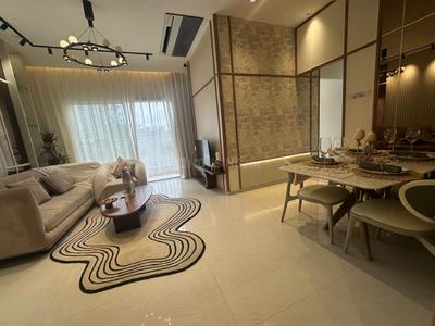 Living Room Image of 1450 Sq.ft 3 BHK Apartment / Flat for sale in My Home Sanctuary Phase I, Mamurdi Pune for Rs. 9000000