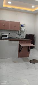 Kitchen Image of 900 Sq.ft 1 BHK Builder Floor for rent in Mahalakshmi Nagar Indore for Rs. 20500