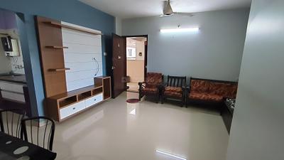 Living Room Image of 1050 Sq.ft 2 BHK Apartment / Flat for rent in Venkatesh Venkatesh Sharvil, Dhayari Pune for Rs. 20000