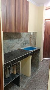 Kitchen Image of 400 Sq.ft 1 RK Builder Floor for rent in Kotla Mubarakpur New Delhi for Rs. 14000