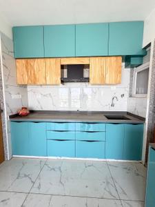Kitchen Image of 1300 Sq.ft 3 BHK Apartment / Flat for rent in Gotri Vadodara for Rs. 25000