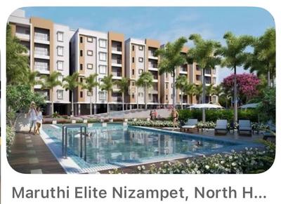 Image of 1680 Sq.ft 3 BHK Apartment / Flat for sale in Maruthi Elite, Nizampet, Hyderabad for Rs. 14000000