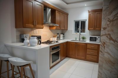 Kitchen Image of 1805 Sq.ft 3 BHK Apartment / Flat for sale in Hafeezpet Hyderabad for Rs. 13718000