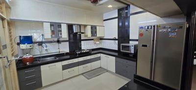 Kitchen Image of 3150 Sq.ft 4 BHK Apartment / Flat for sale in Sheladia Prayag Residency, Bodakdev Ahmedabad for Rs. 30000000