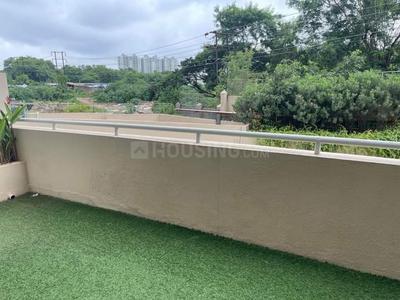 Balcony Image of 1355 Sq.ft 3 BHK Apartment / Flat for rent in Abhilasha Hermes Paras 3, Yerawada Pune for Rs. 80000