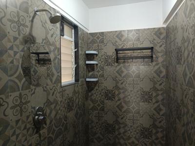 Bathroom Image of 650 Sq.ft 1 BHK Apartment / Flat for rent in Nandivardhan Fortuna Blue, Lower Parel Mumbai for Rs. 67000