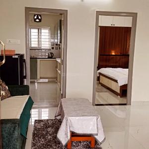 Hall Image of 700 Sq.ft 1 BHK Apartment / Flat for rent in Kondapur Hyderabad for Rs. 27000
