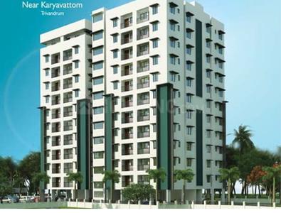 Image of 830 Sq.ft 2 BHK Apartment / Flat for rent in Kazhakkoottam, Thiruvananthapuram for Rs. 16000