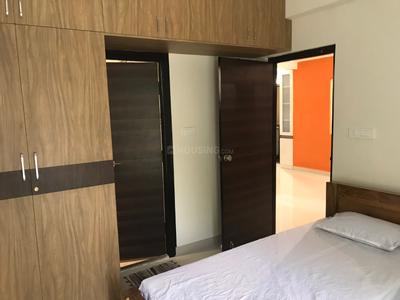 Bedroom Image of 1037 Sq.ft 2 BHK Apartment / Flat for rent in Gayatri Vaishnaoi Eternis, Metagalli Mysore for Rs. 30000