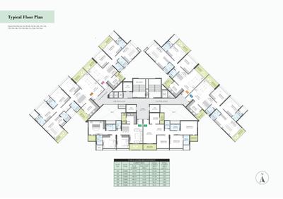 Image of 2325 Sq.ft 4 BHK Apartment / Flat for sale in Osian Almanova Phase 1, Mundhwa, Pune for Rs. 19990000