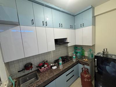 Kitchen Image of 1050 Sq.ft 2.5 BHK Apartment / Flat for rent in Land Craft Metro Homes, Basantpur Saitli Ghaziabad for Rs. 18000