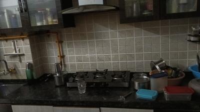Kitchen Image of 1100 Sq.ft 2 BHK Apartment / Flat for sale in Orchid Elegance, South Bopal Ahmedabad for Rs. 6500000