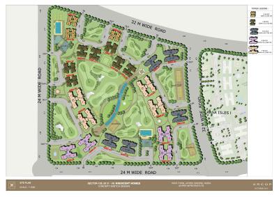 Image of 1225 Sq.ft 2.5 BHK Apartment / Flat for sale in Jaypee Krescent Homes, Sector 129, Noida for Rs. 8700000