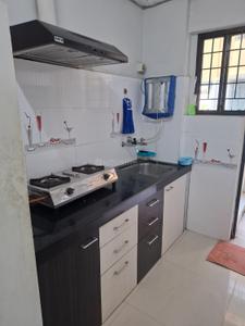 Kitchen Image of 1200 Sq.ft 2 BHK Apartment / Flat for rent in Shewalkar Lake View, Trimurti Nagar Nagpur for Rs. 35000