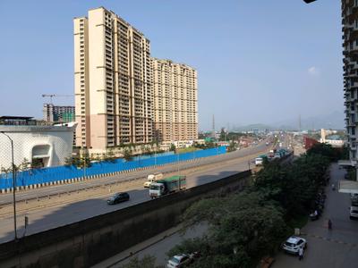 Bedroom Two Image of 850 Sq.ft 2 BHK Apartment / Flat for rent in Marathon Nexzone, Kolkhe Navi Mumbai for Rs. 23000