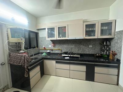 Kitchen Image of 1610 Sq.ft 3 BHK Apartment / Flat for rent in Shaligram Prime, South Bopal Ahmedabad for Rs. 44000