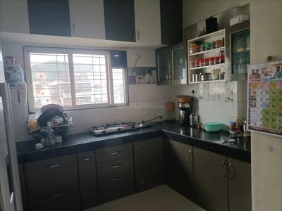Kitchen Image of 1180 Sq.ft 3 BHK Apartment / Flat for rent in Dattaprasad Shiv Classic, Dighi Pune for Rs. 30000