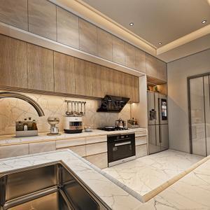 Kitchen Image of 1540 Sq.ft 3 BHK Apartment / Flat for sale in Samanvay Atlantica, Vaishali Nagar Extension Jaipur for Rs. 9288000