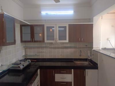 Kitchen Image of 1100 Sq.ft 3 BHK Apartment / Flat for rent in Sree Aishwaryam Greens Phase II, Wakad Pune for Rs. 40000