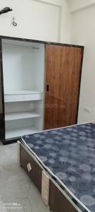 Bedroom Image of 600 Sq.ft 1 BHK Builder Floor for rent in Nipania Indore for Rs. 13000
