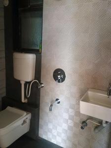 Common Bathroom Image of 608 Sq.ft 1 BHK Apartment / Flat for sale in Palm Vista A1 &amp; A2, Shilphata Thane for Rs. 4499000