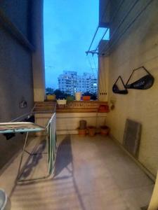 Balcony Image of 1000 Sq.ft 2 BHK Apartment / Flat for rent in Goel Ganga Legend A4 And B1, Bavdhan Pune for Rs. 40000