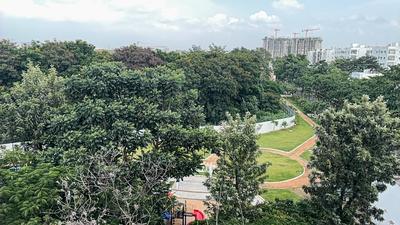 Balcony Image of 1800 Sq.ft 3 BHK Apartment / Flat for sale in Nallagandla Hyderabad for Rs. 14900000