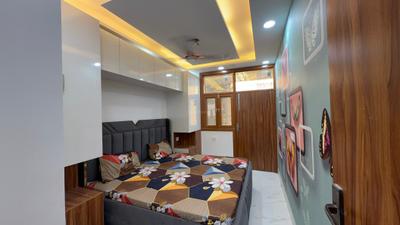 Bedroom Image of 630 Sq.ft 2 BHK Builder Floor for rent in Dwarka Mor New Delhi for Rs. 23500