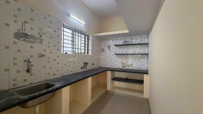 Kitchen Image of 950 Sq.ft 1 BHK Apartment / Flat for rent in Jakkur Bengaluru for Rs. 15000