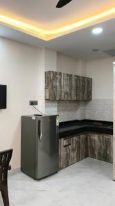 Kitchen Image of 350 Sq.ft 1 RK Independent House for rent in Suncity Heights, Sector 54 Gurgaon for Rs. 18000