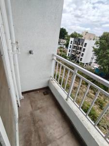 Balcony Image of 787 Sq.ft 2 BHK Apartment / Flat for rent in Kishor Vatika, Warje Pune for Rs. 23000