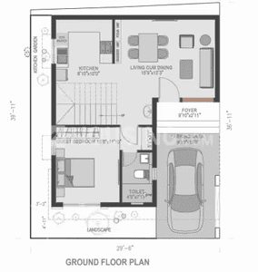 Image of 1952 Sq.ft 3 BHK Villa for sale in Siruseri, Chennai for Rs. 17500000