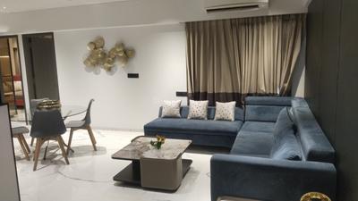 Living Room Image of 1775 Sq.ft 3 BHK Apartment / Flat for sale in Raghuvir Spectrum, Bhimrad Surat for Rs. 9000000