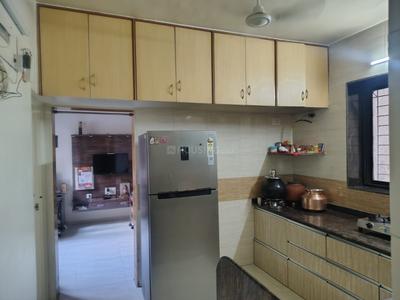 Kitchen Image of 650 Sq.ft 1 BHK Apartment / Flat for rent in Ganga Dham Pune for Rs. 30000