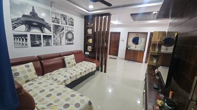 Living Room Image of 1370 Sq.ft 3 BHK Apartment / Flat for sale in Manikonda Hyderabad for Rs. 10300000