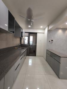 Kitchen Image of 1250 Sq.ft 3 BHK Apartment / Flat for rent in Shivalik Green View, Shantigram Ahmedabad for Rs. 58000