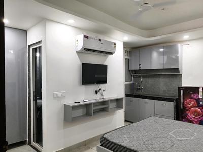 Bedroom Image of 480 Sq.ft 1 RK Builder Floor for rent in Big Block Builder Floor, Sector 46 Gurgaon for Rs. 24000