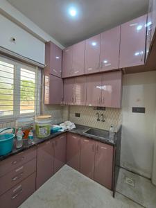 Kitchen Image of 950 Sq.ft 2 BHK Builder Floor for rent in Silver Star City, Silicon City Indore for Rs. 14000