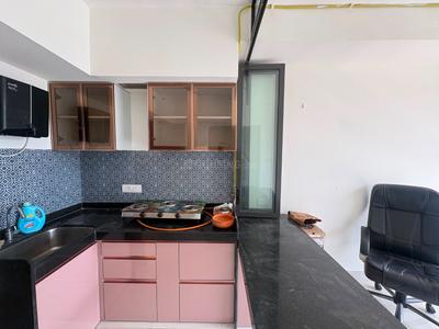 Kitchen Image of 650 Sq.ft 1 BHK Apartment / Flat for rent in Lodha Quality Home, Thane West Thane for Rs. 26995