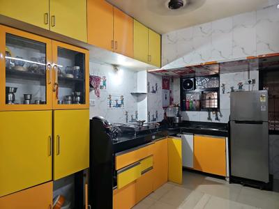 Kitchen Image of 870 Sq.ft 2 BHK Apartment / Flat for rent in Goel Hari Ganga, Yerawada Pune for Rs. 40000