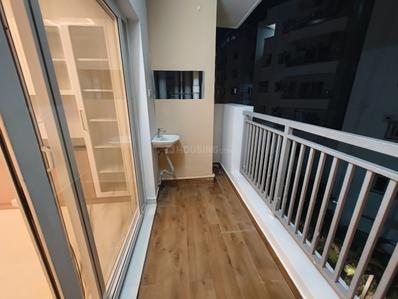 Balcony Image of 1275 Sq.ft 2 BHK Apartment / Flat for rent in Puppalaguda Hyderabad for Rs. 48000